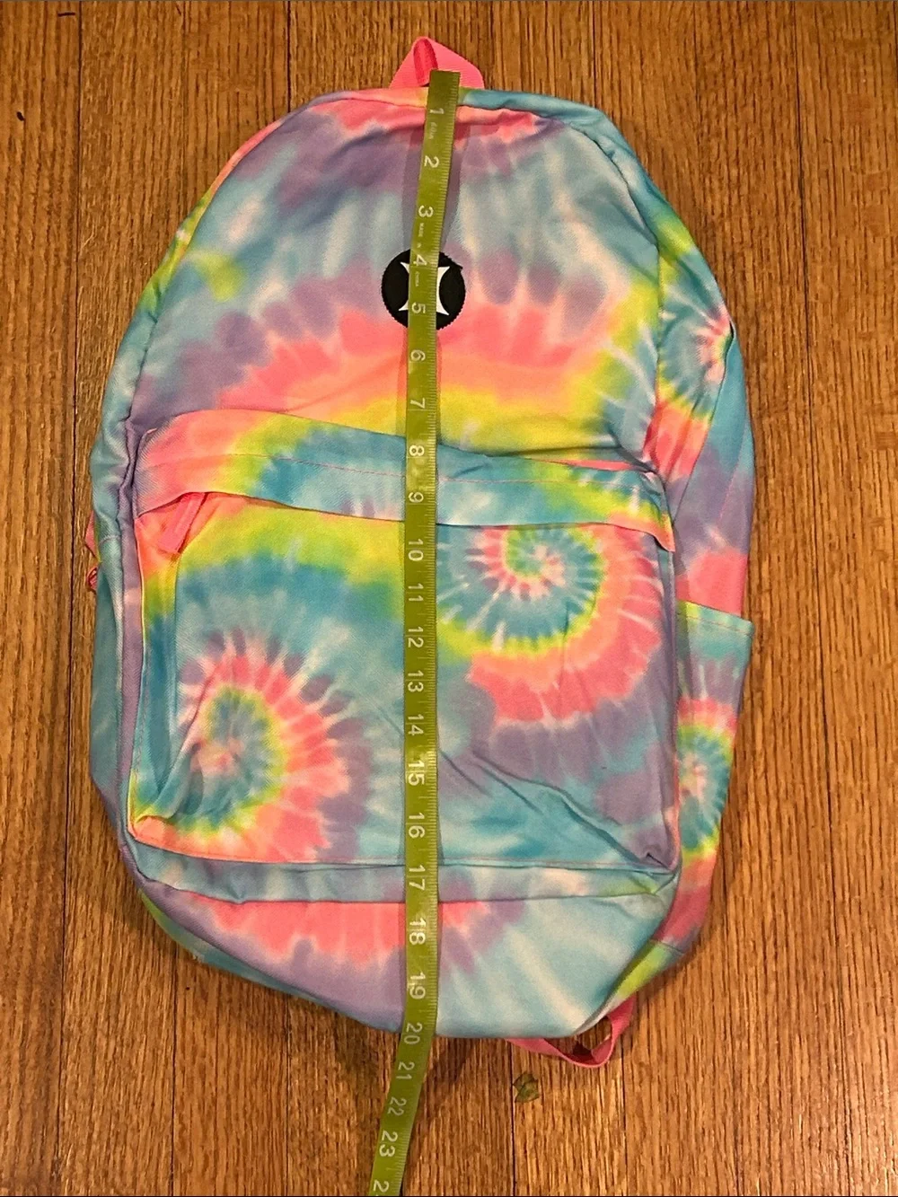 Hurley Kids Tie-Dye Spiral Backpack - Pink, Blue & Yellow